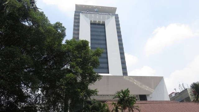 Gedung Perpustakaan Nasional RI. Foto: Yudhistira Amran/kumparan