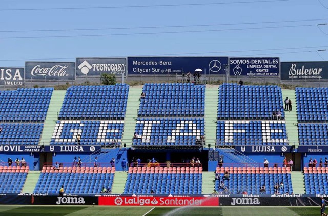 Stadion Coliseum Alfonso Perez, Getafe, Spanyol. Foto: Isabel Infantes/REUTERS