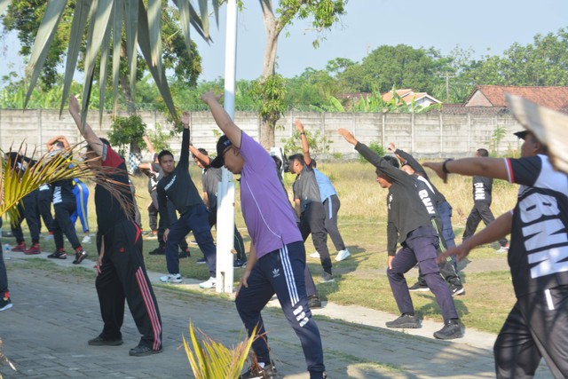 Senam bersama antar Lembaga Penegak Hukum Kabupaten Kendal