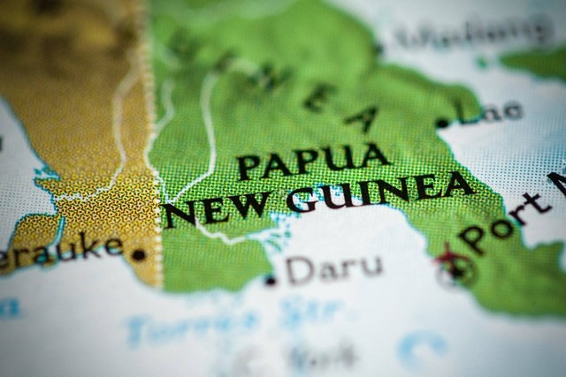 Papua New Guinea. Sumber: SevenMaps (shutterstock.com)