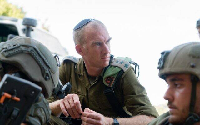 Komandan Brigade Nahal, Kolonel Jonathan Steinberg. Foto: Pasukan Pertahanan Israel