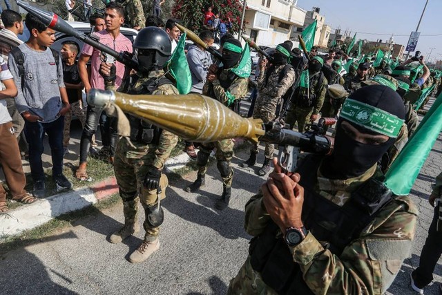 Ilustrasi pasukan Hamas. Foto: Shutterstock