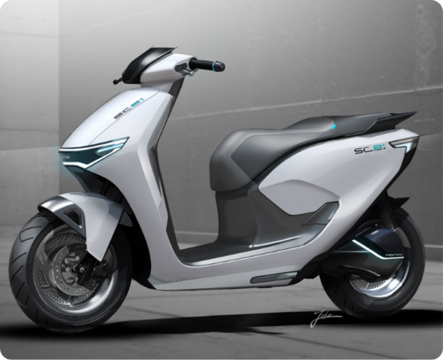 Honda SC e: Concept. Foto: Honda.