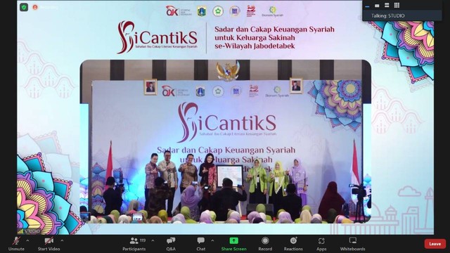 Seminar Inisiasi OJK bertajuk "Sadar dan Cakap Keuangan Syariah untuk Keluarga Sakinah se-Wilayah Jabodetabek"