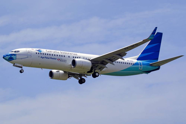 Garuda Boeing 737-800NG. Foto: Shutterstock