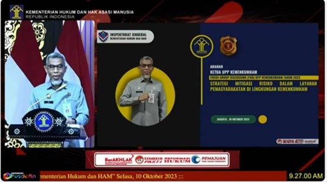 Tim UPG Bapas Klaten Ikuti FGD Mitigasi Resiko Dalam Layanan Publik 