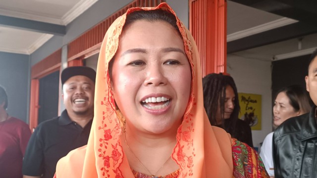 Putri Gus Dur, Yenny Wahid, ditemui di Kabupaten Bantul, Jumat (13/10).  Foto: Arfiansyah Panji Purnandaru/kumparan