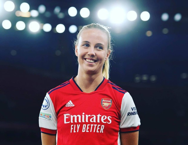 Beth Mead, pemain Arsenal Wanita. Foto: Instagram.com/bethmead_