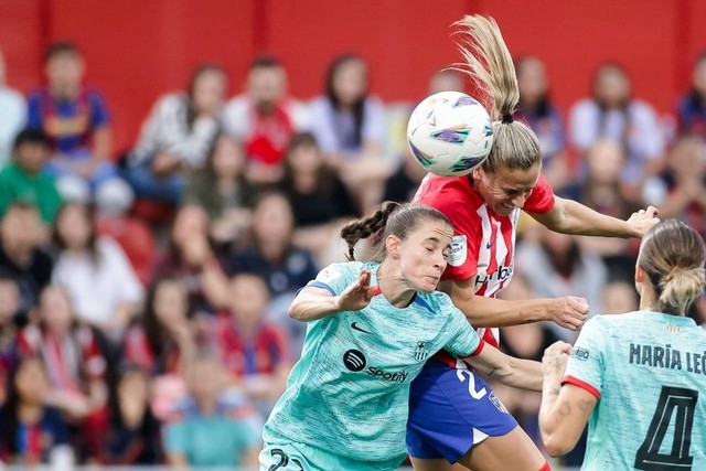 Atletico Madrid vs Barcelona. Foto: Instagram/@atletifemenino