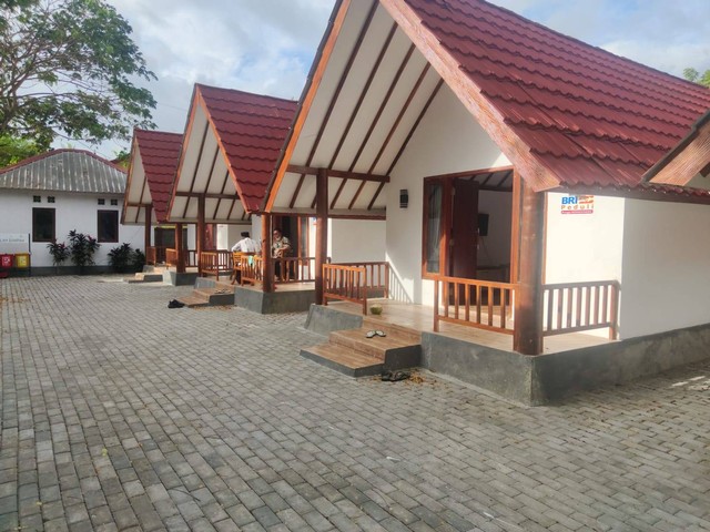 Homestay bantuan BRI di Kuta Lombok.