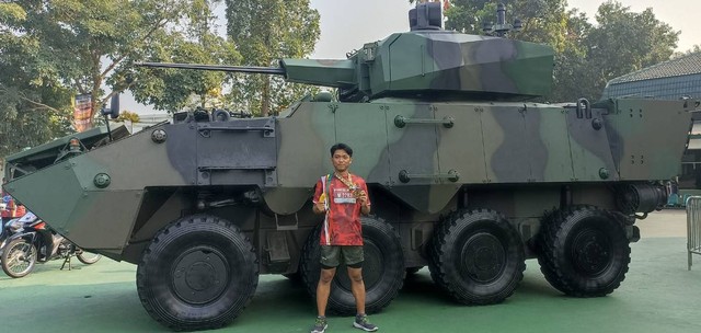 Pindad Cobra dipamerkan saat Infantry Run 2023 di Pussenif Bandung / Dok. Pribadi