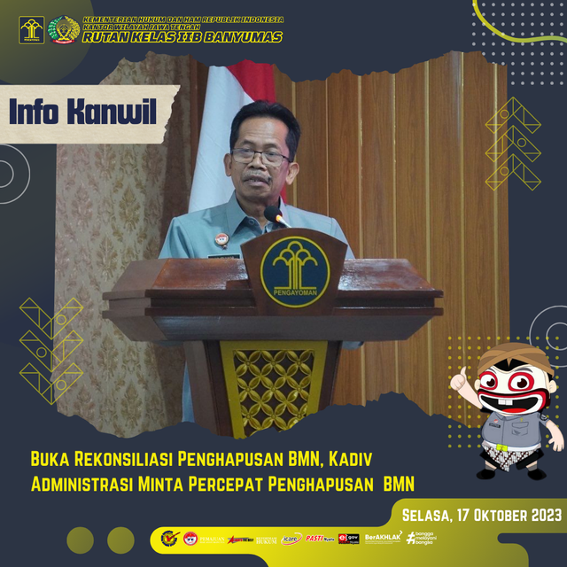 Buka Rekonsiliasi Penghapusan BMN, Kadiv Administrasi Minta Percepat Hapus BMN