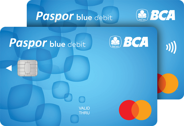 Ilustrasi kartu ATM BCA Blue. Foto: BCA