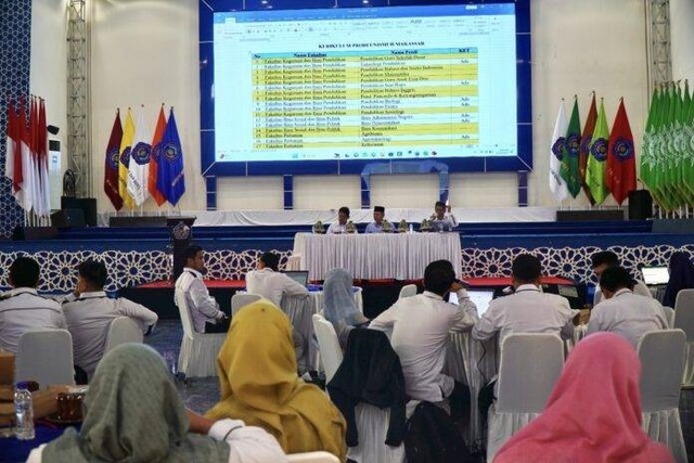 Unismuh Makassar Gelar Koordinasi Penerbitan SK Mata Kuliah dan Monitoring Dosen