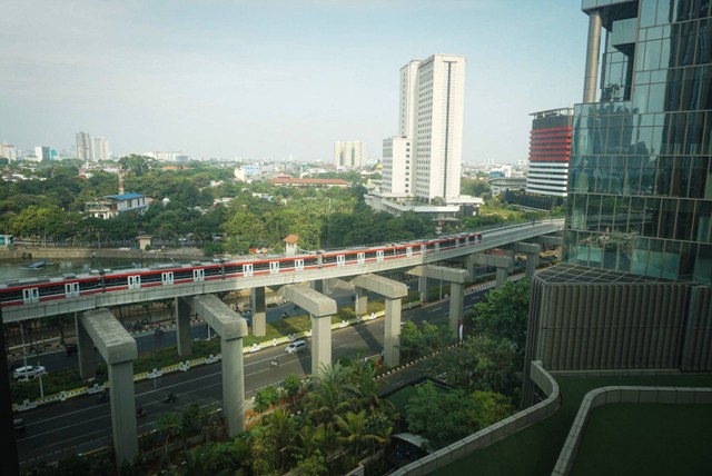 Ilustrasi LRT Jakarta. Foto: Iqbal Firdaus/kumparan