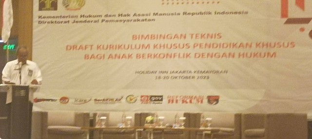 Kepala LPKA Martapura Hadiri Bimtek Draft Kurikulum Khusus Pendidikan Khusus Bagi ABH