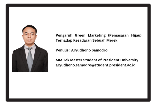 Opini: Pengaruh "Green Marketing" Terhadap Kesadaran Merek