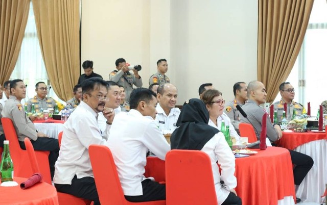 Suasana Ruang Rapat Dengar Pendapat Komisi III DPR RI bersama Jajaran Polda Kalimantan Timur dan BNN se Kalimantan Timur.