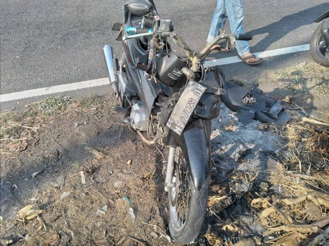 Sepeda motor yang dicuri K (46) di Kabupaten Bantul. Foto: Dok. Istimewa