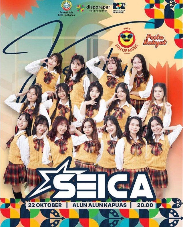 Seica, grup dance cover yang akan tampil di Sun of Music Festival. foto: Dok. Istimewa