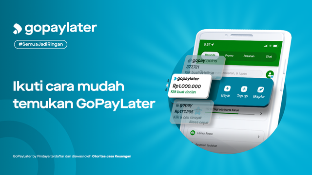 Jatuh tempo GoPay Later. Foto: Gojek