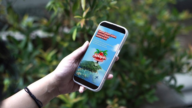 Telkomsel merilis "Jelajah Nusantara 2.0," game berwisata digital dengan skuter listrik virtual melintasi 30 destinasi dengan total jarak tempuh mencapai lebih dari 18 ribu km di Aplikasi MyTelkomsel. Foto: Telkomsel