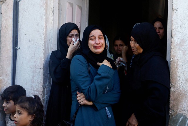 Kondisi perempuan di Jalur Gaza di tengah konflik Israel-Hamas. Foto: Ibraheem Abu Mustafa/REUTERS