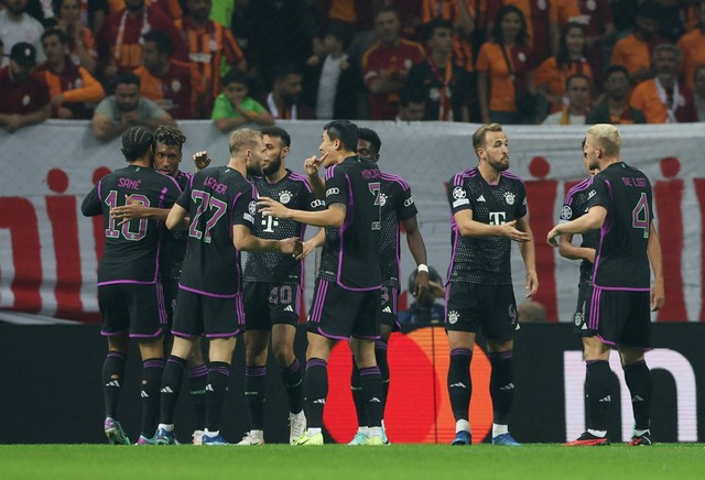 Galatasaray vs Bayern Muenchen di Liga Champions. Foto: Umit Bektas/REUTERS
