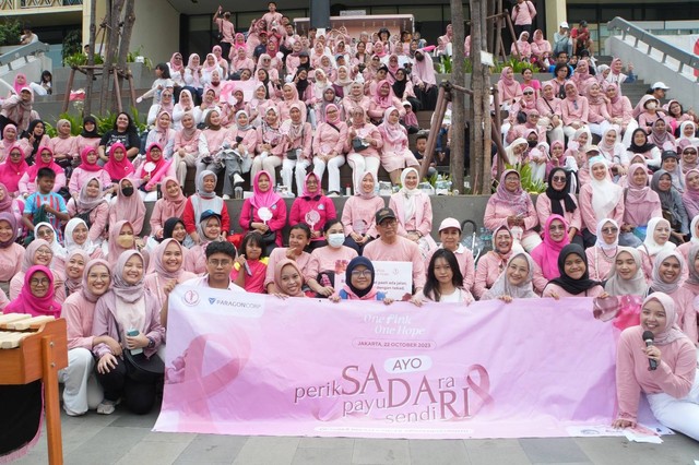 Wardah gelar campaign One Pink One Hope untuk tingkatkan awareness kanker payudara. Dok. Wardah