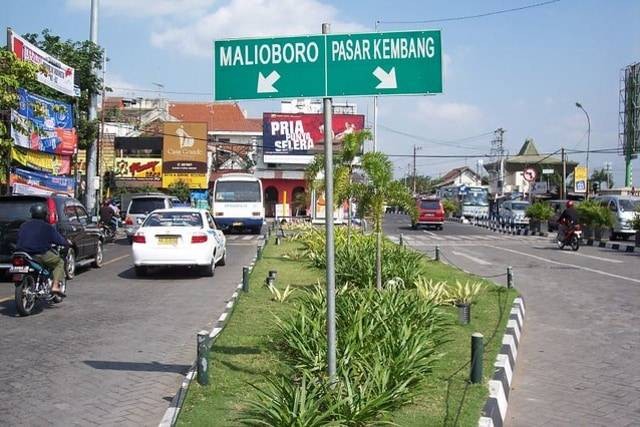 Ilustrasi Jalan Pasar Kembang Yogya. Foto: Istimewa