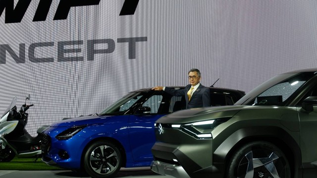 Suzuki Swift New Generation ditampilkan perdana di Japan Mobility Show 2023. Foto: PT SIS