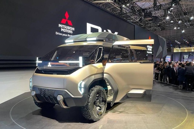 Mobil konsep Mitsubishi D:X Concept di Japan Mobility Show 2023. Foto: Sena Pratama/kumparan