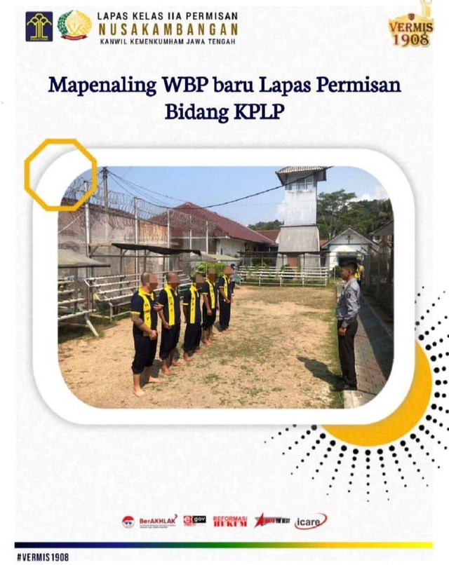 Mapenaling WBP baru Lapas Permisan Bidang KPLP