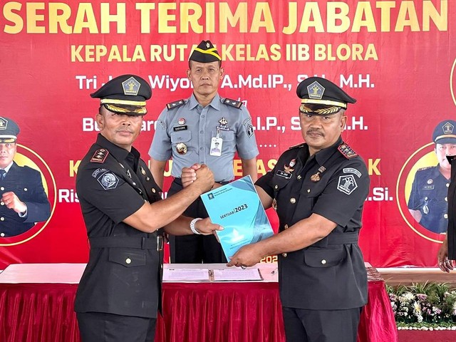 Penuh Khidmat, Sertijab Karutan Demak dan Karutan Blora Siap Mengemban Tugas