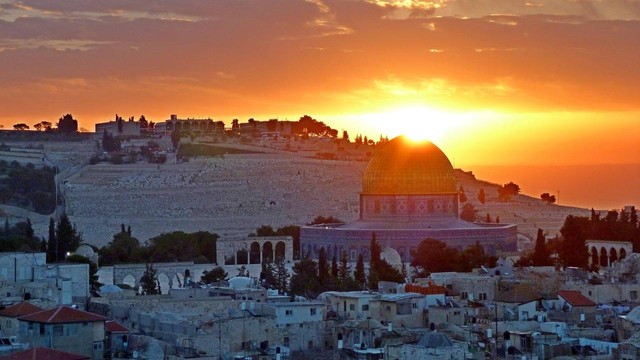 Panorama Matahari Terbit di Palestina. Foto: Pixabay