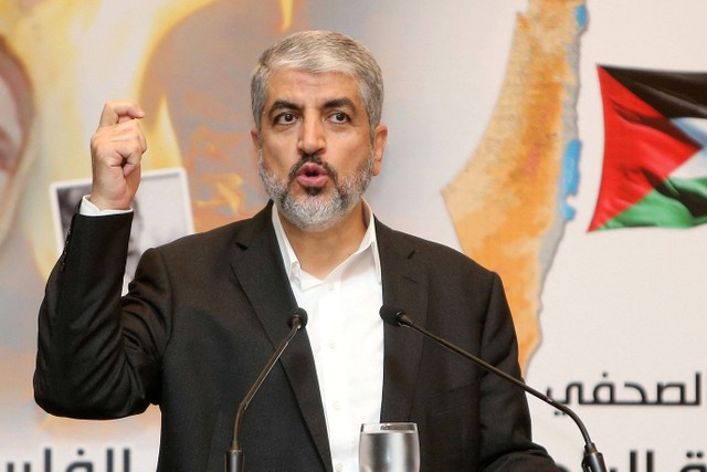 Eks bos Hamas Khaled Meshaal. Foto: KARIM JAAFAR / AL-WATAN NEWSPAPER / AFP