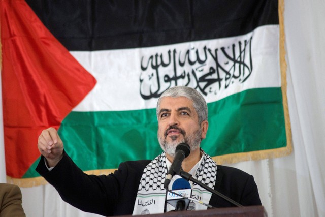 Eks bos Hamas Khaled Meshaal. Foto: RODGER BOSCH / AFP