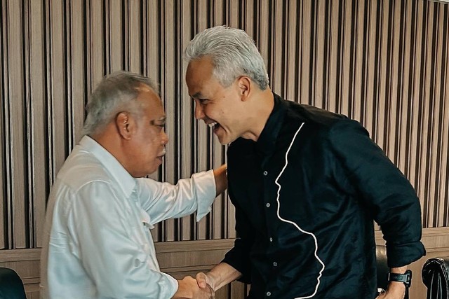 Ganjar Pranowo dan Menteri PUPR Basuki Basuki Hadimuljono. Foto: Instagram/@ganjar_pranowo