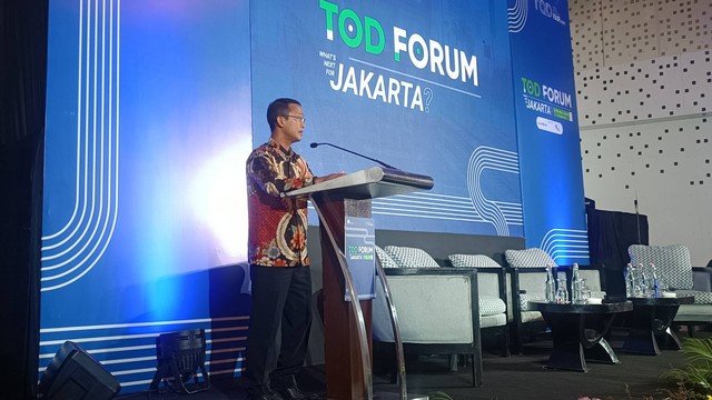 Direktur Utama PT MRT Jakarta (Perseroda) Tuhiyat usai TOD Forum Jakarta, Selasa (31/10/2023). Foto: Ghinaa Rahmatika/kumparan