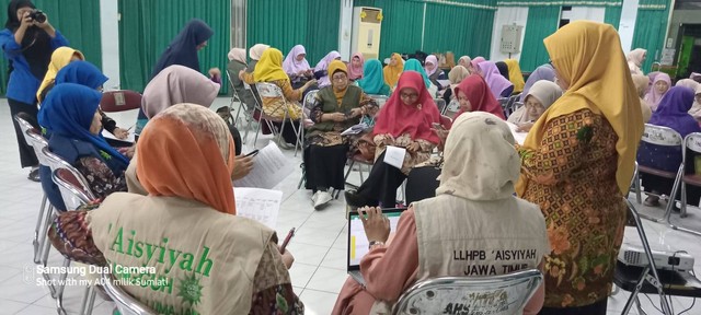 Dokumentasi diskusi pada kegiatan raker LLHPB PWA - PDA se Jatim