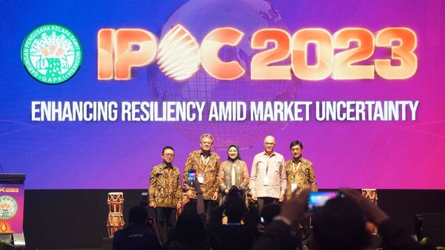 Pembukaan Indonesian Palm Oil Conference (IPOC) 2023 di Hotel Westin Bali, Kamis (2/11). dok. GAPKI 