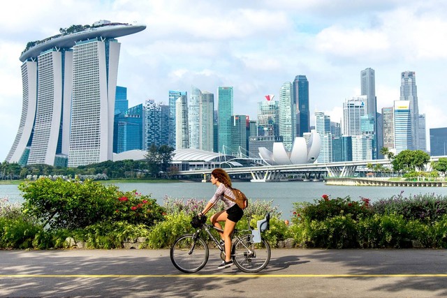 Rekomendasi destinasi wisata untuk bersepeda di Singapura. Foto: Dok. Singapore Tourism Board (STB)