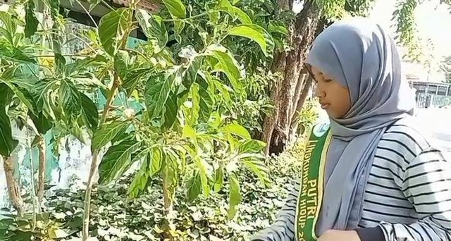 Aisyah Avicena Rhazes, siswi SDN 1 Jemur Wonosari Surabaya. Foto: Dok. pribadi