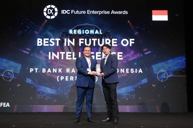 BRIBRAIN raih prediket future of intelligence se Asia Pasifik. Foto: BRI