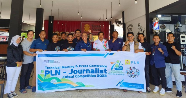 PLN Kalbar menggelar press conference dan techical meeting di Aming Coffeee Podomoro Pontianak. Foto: Dok. PLN Kalbar