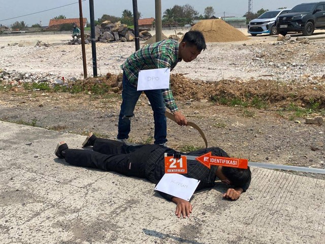 Reka Adegan Tewasnya Siswa SMK BLK di Lampung: Korban Dibacok 3 Kali Pakai Sabit