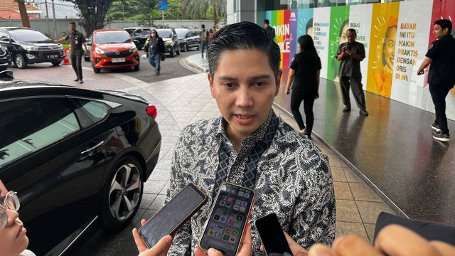 Wakil Ketua Umum (Waketum) Partai Gerindra, Budi Djiwandono di Menara Bank Mega, Jakarta Selatan. Foto: Haya Syahira/kumparan