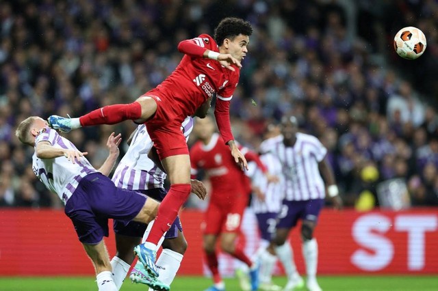Toulouse vs Liverpool di Liga Europa. Dok: Charly TRIBALLEAU / AFP