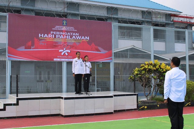 Peringati Hari Pahlawan Lapas Palopo Gelar Upacara Bendera