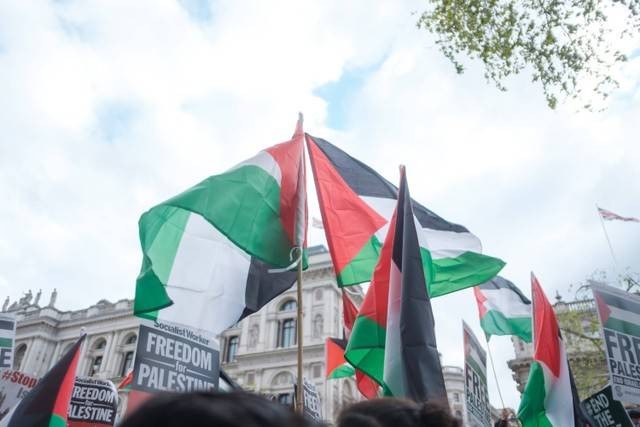 Ilustrasi bendera Palestina. Foto: Unsplash. 